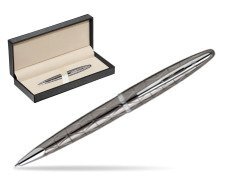 Waterman Carène Contemporary Gunmetal Ballpoint Pen ST  in classic box  pure black