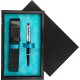 Single Wooden Box Black Turquoise