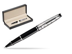 Waterman Expert Deluxe Black CT Rollerball pen  in classic box  pure black