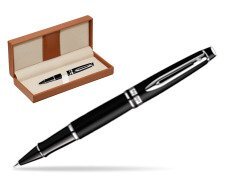 Waterman Expert Matt Black CT Rollerball pen  in classic box brown