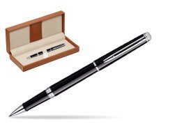 Waterman Hémisphère Black CT Rollerball pen  in classic box brown