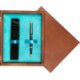 Single Wooden Box Mahoń Turquoise Single Wooden Box Mahoń Turquoise
