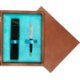 Single Wooden Box Mahoń Turquoise Single Wooden Box Mahoń Turquoise
