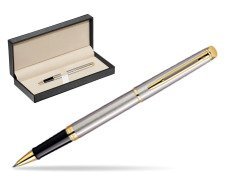 Waterman Hémisphère Stainless Steel GT Rollerball pen  in classic box  pure black