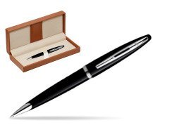 Waterman Carène Black Sea ST Ballpoint pen  in classic box brown