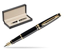 Waterman Expert Black GT Fountain Pen  in classic box  pure black
