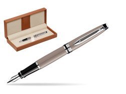 Waterman Expert Taupe CT Fountain pen  in classic box brown