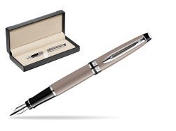 Waterman Expert Taupe CT Fountain pen  in classic box  black
