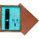 Single Wooden Box Mahoń Turquoise Single Wooden Box Mahoń Turquoise
