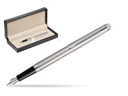 Waterman Hémisphère Stainless Steel CT Fountain pen  in classic box  black