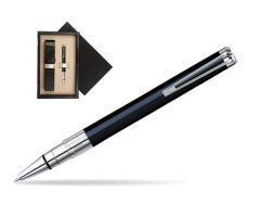 Waterman Perspective Black CT Ballpoint pen  single wooden box  Black Single Ecru