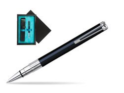 Waterman Perspective Black CT Ballpoint pen  single wooden box  Black Single Turquoise