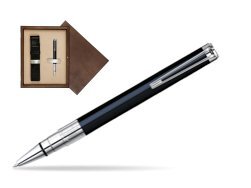 Waterman Perspective Black CT Ballpoint pen in single wooden box  Wenge Single Ecru