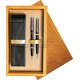 Double wooden box Honey Double Ecru
