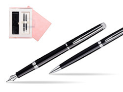 Waterman Hémisphère Black CT Fountain pen + Waterman Hémisphère Black CT Ballpoint Pen