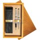 Double wooden box Honey Double Ecru Double wooden box Honey Double Ecru