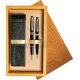 Double wooden box Honey Double Ecru
