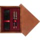 Double Wooden Box Mahoń Maroon Double Wooden Box Mahoń Maroon