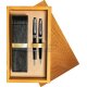 Double wooden box Honey Double Ecru