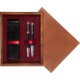 Double Wooden Box Mahoń Maroon Double Wooden Box Mahoń Maroon