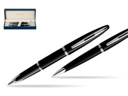 Waterman Carène Black Sea ST Fountain pen + Waterman Carène Black Sea ST Ballpoint Pen