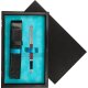 Single Wooden Box Black Turquoise Single Wooden Box Black Turquoise