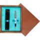 Single Wooden Box Mahoń Turquoise Single Wooden Box Mahoń Turquoise
