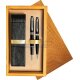 Double wooden box Honey Double Ecru