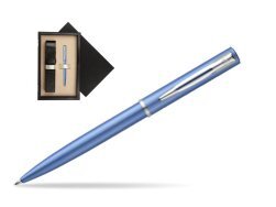 Waterman Allure blue CT Ballpoint Pen   single wooden box  Black Single Ecru