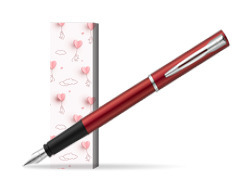 Waterman Allure red Fountain Pen in cover Love is in the air