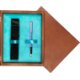 Single Wooden Box Mahoń Turquoise Single Wooden Box Mahoń Turquoise