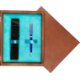 Single Wooden Box Mahoń Turquoise Single Wooden Box Mahoń Turquoise