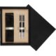 Double Wooden Box Black Ecru Double Wooden Box Black Ecru