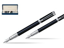 Waterman Fountain Pen + Ballpoint Pen Perspective Black CT