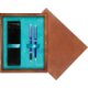 Double Wooden Box Mahoń Turquoise Double Wooden Box Mahoń Turquoise