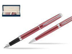 Waterman Fountain Pen + Ballpoint Pen 2018 Coral Pink CT