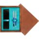 Double Wooden Box Mahoń Turquoise Double Wooden Box Mahoń Turquoise