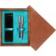 Double Wooden Box Mahoń Turquoise Double Wooden Box Mahoń Turquoise