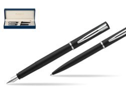 Waterman Fountain Pen + Ballpoint Pen Allure black CT