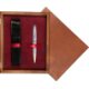 Single Wooden Box Mahoń Maroon Single Wooden Box Mahoń Maroon