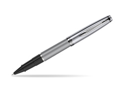 Waterman Rollerball Pen Embleme DeLuxe Metallic Gray CT