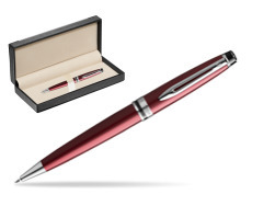 Waterman Ballpoint Pen Expert Dark Red CT  in classic box  black