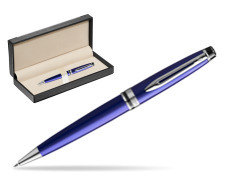 Waterman Ballpoint Pen Expert Navy Blue CT  in classic box  black