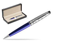 Waterman Ballpoint Pen Expert DeLuxe Navy Blue CT  in classic box  black