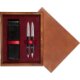 Double Wooden Box Mahoń Maroon Double Wooden Box Mahoń Maroon