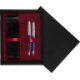 Double Wooden Box Black Maroon Double Wooden Box Black Maroon