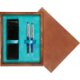 Double Wooden Box Mahoń Turquoise Double Wooden Box Mahoń Turquoise
