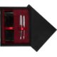 Double Wooden Box Black Maroon Double Wooden Box Black Maroon