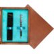 Single Wooden Box Mahoń Turquoise Single Wooden Box Mahoń Turquoise