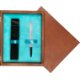 Single Wooden Box Mahoń Turquoise Single Wooden Box Mahoń Turquoise